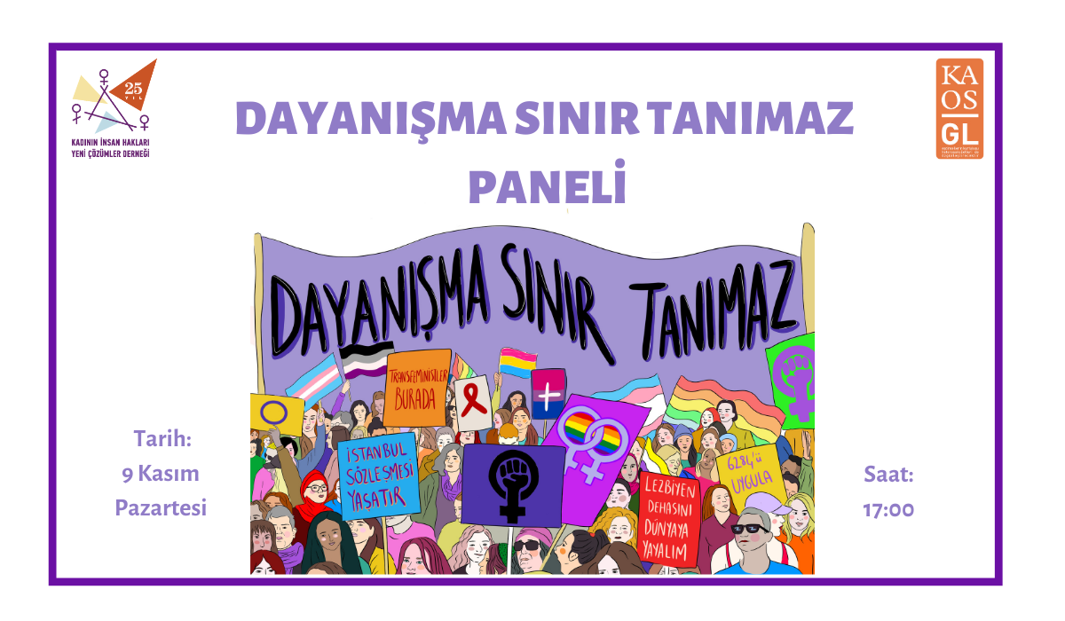 “Dayanışma Sınır Tanımaz” Paneli Programı Açıklandı!